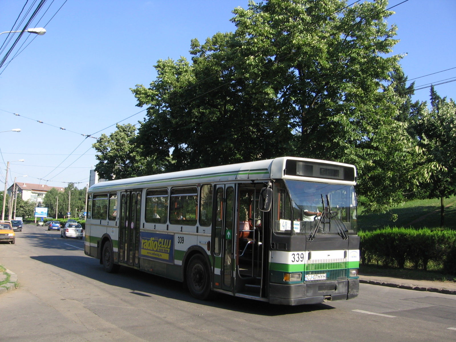 Bus Saviem on line 48 July 19 2006